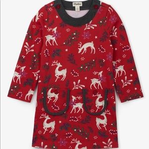 Hatley Holiday Mistletoe Deer Mod Dress